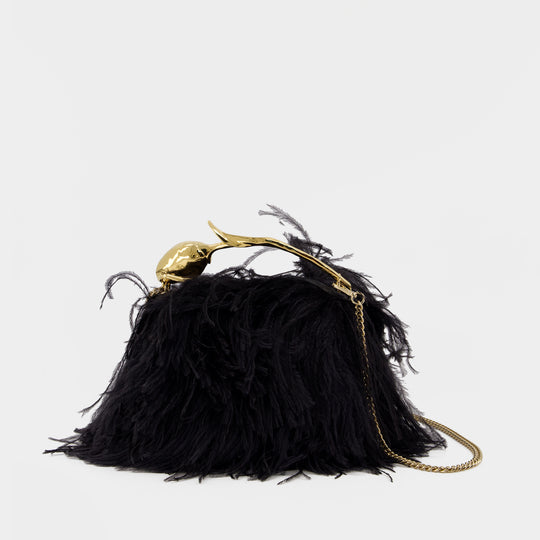 Sac À Main Mini Bloom - ERDEM - Cuir - Noir