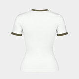T-Shirt - Courreges - Coton - Blanc