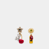 Boucles D'oreilles Trinket Cluster - Marc Jacobs - Laiton - Multi