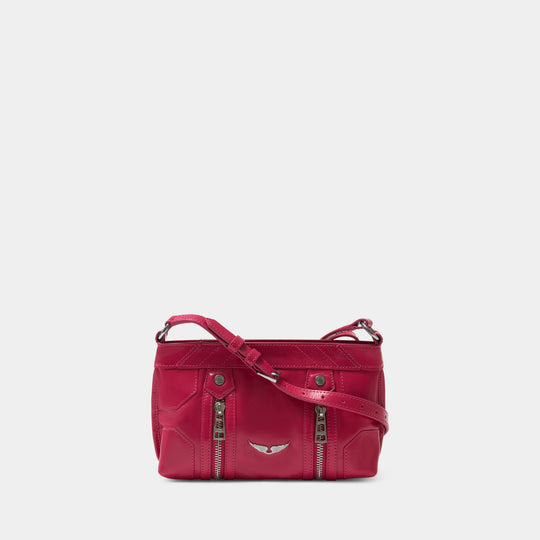 Sac À Bandoulière Sunny Mood Vintage - Zadig & Voltaire - Cuir - Rose