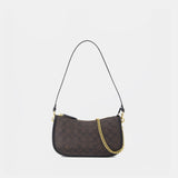 Sac Porté Épaule Signature Waverly - Coach - Cuir - Noir