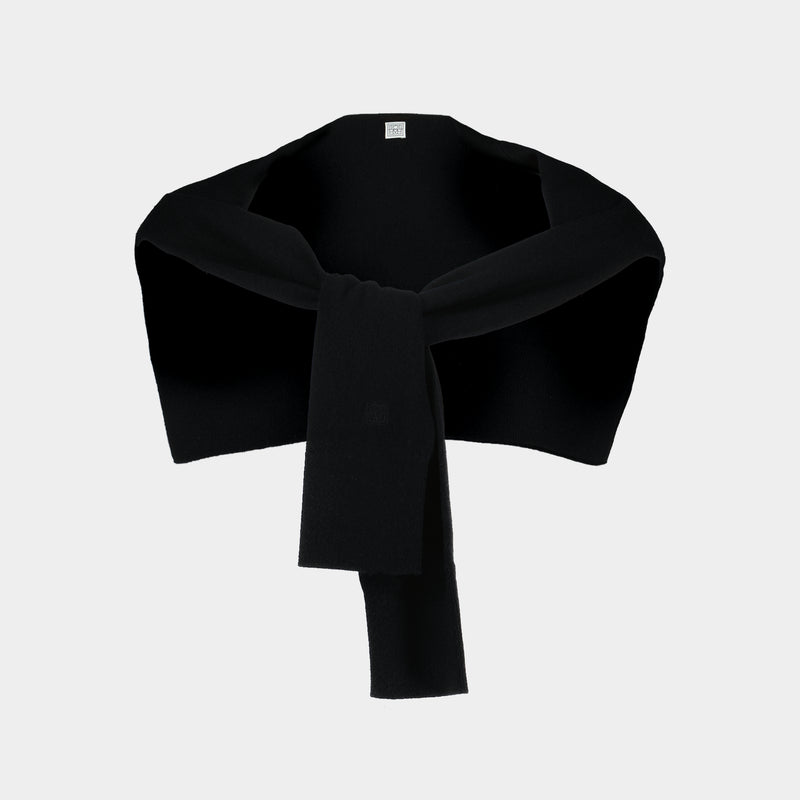 Écharpe Sleeve - TOTEME - Cachemire - Noir