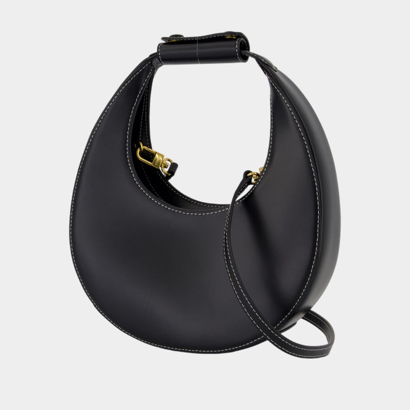 Sac À Main Mini Moon - Staud - Cuir - Noir
