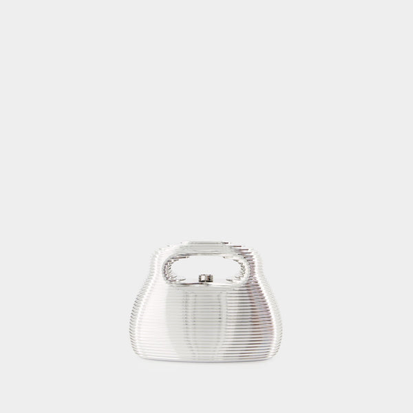 Pochette Mimi Top Handle - Cult Gaia - Synthétique - Argenté