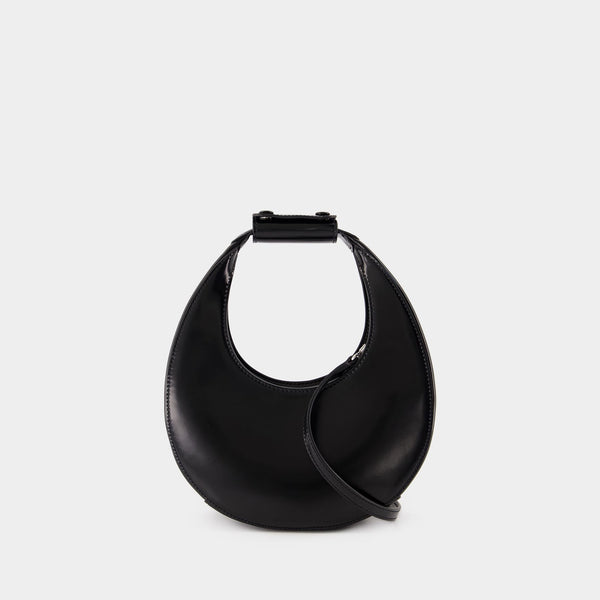 Sac À Main Mini Moon - Staud - Cuir - Noir