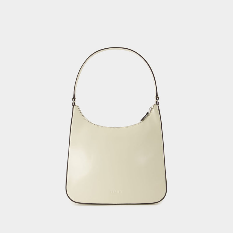 Sac Porté Épaule Alec - Staud - Cuir - Beige