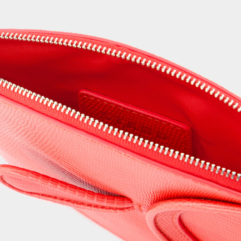 Pochette Pesce - Staud - Cuir - Rouge