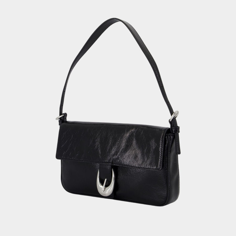 Sac Porté Épaule Harlow - Staud - Cuir - Noir