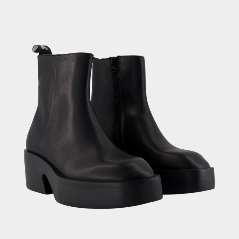 Bottines Billie - Camper - Cuir - Noir