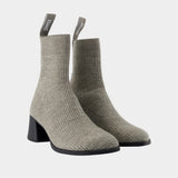 Bottines Kora Dega - Camper - Toile - Gris