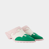 Mules Gobi - Camper - Cuir - Rose