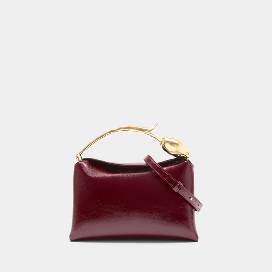 Sac À Main Medium Bloom - ERDEM - Cuir - Bordeaux
