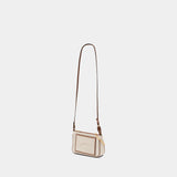 Sac Porté Épaule Compagnon - Lanvin - Cuir - Beige
