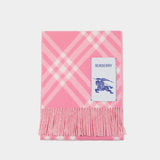 Écharpe Mu Tbar Bias Check - Burberry - Cachemire - Rose