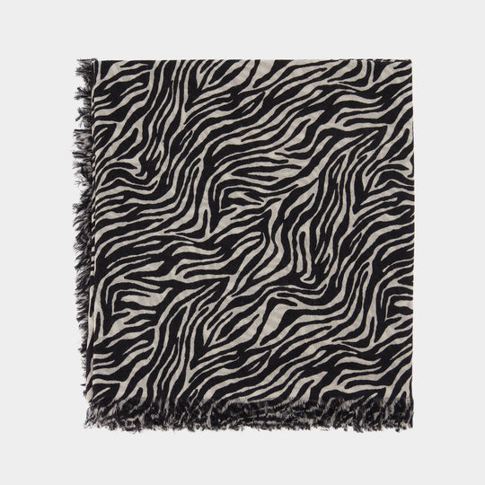 Écharpe Alecia - Isabel Marant - Laine - Noir