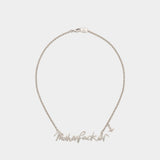 Collier Man. Motherfucker - Vivienne Westwood - Métal - Argenté