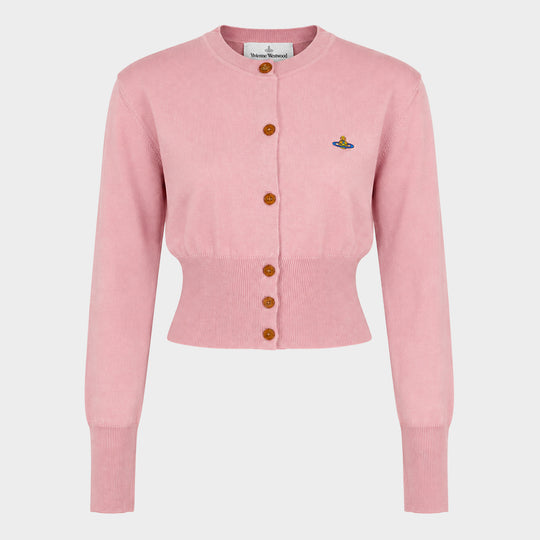 Cardigan Bea Cropped - Vivienne Westwood - Laine - Rose
