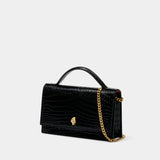 Sac À Main T.h.medium Skull - Alexander McQueen - Cuir - Noir