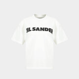 T-Shirt Cn Ss - Jil Sander - Coton - Blanc