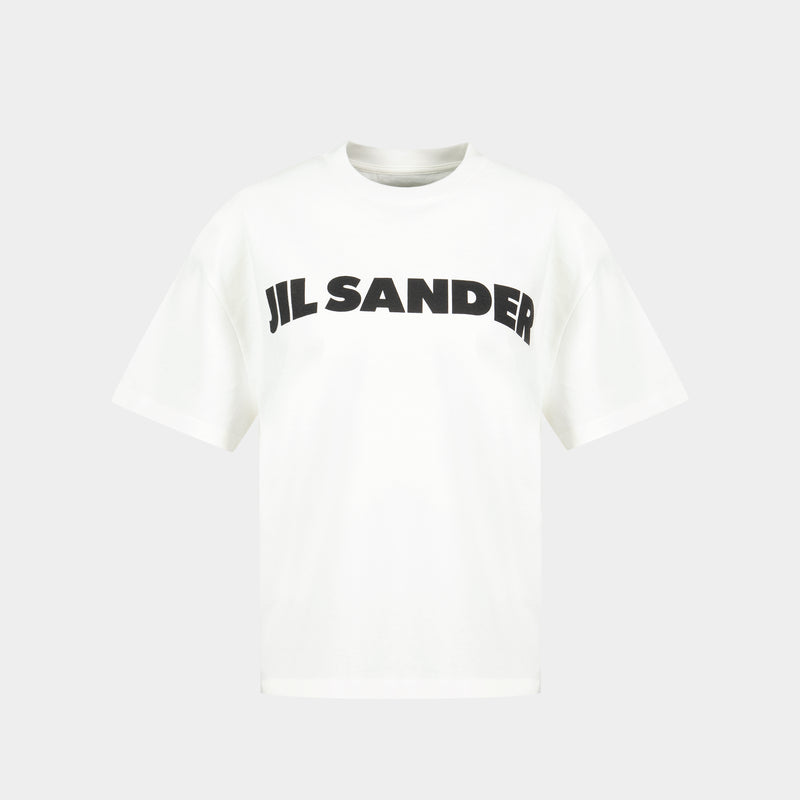 T-Shirt Cn Ss - Jil Sander - Coton - Blanc