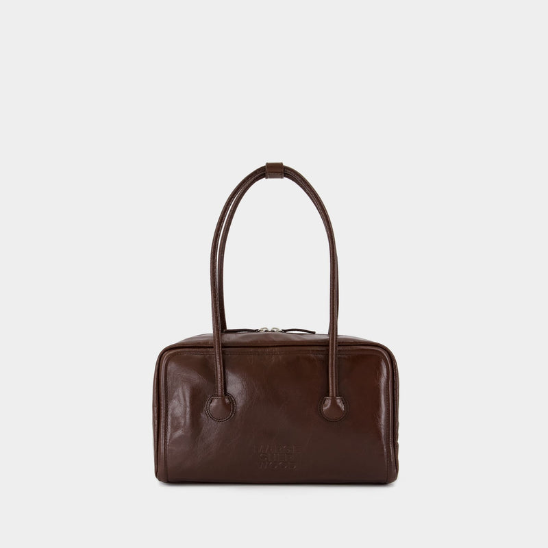 Sac Porté Épaule Soft Boston - Margesherwood - Cuir - Marron