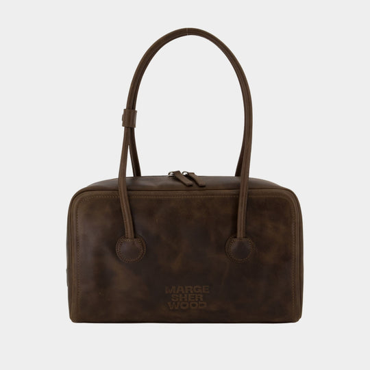 Sac Porté Épaule Soft Boston - Margesherwood - Cuir - Marron