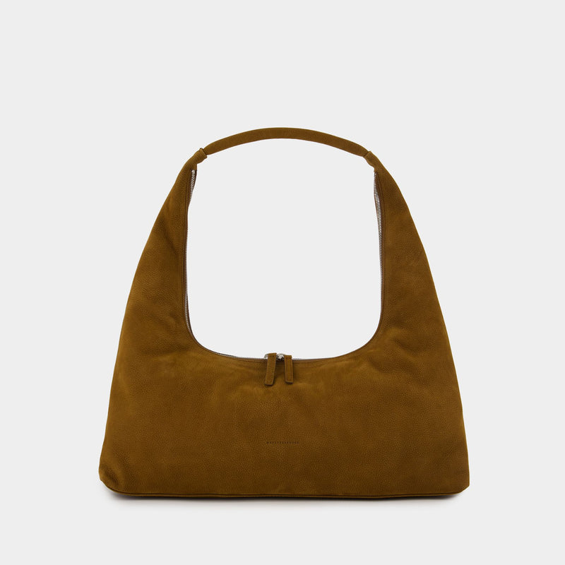 Sac Porté Épaule Large - Margesherwood - Cuir - Marron