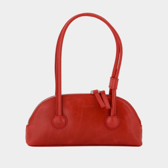 Sac Porté Épaule Bessette - Margesherwood - Cuir - Rouge