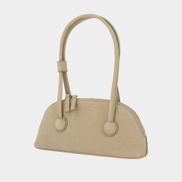 Sac Porté Épaule Bessette - Margesherwood - Cuir - Beige