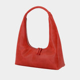 Sac Porté Épaule Hobo - Margesherwood - Cuir - Rouge