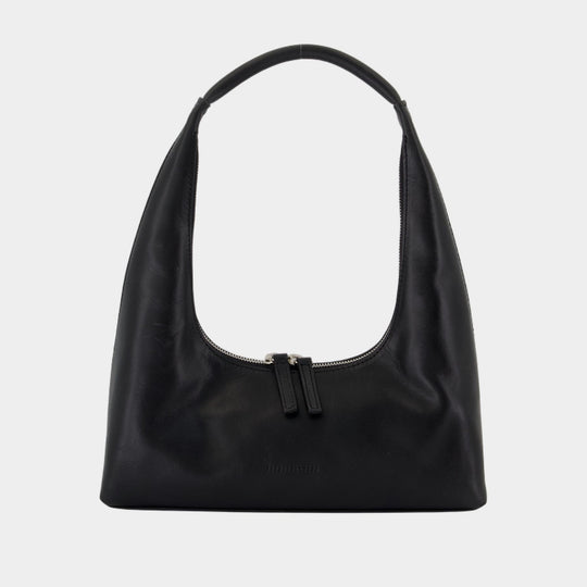 Sac Porté Épaule Hobo - Margesherwood - Cuir - Noir
