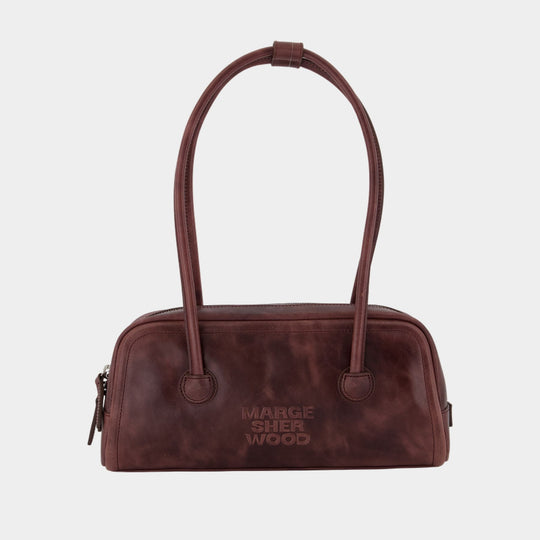 Sac Porté Épaule Soft Boston Ew - Margesherwood - Cuir - Marron