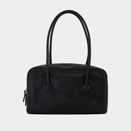 Sac Porté Épaule Soft Boston - Margesherwood - Cuir - Noir