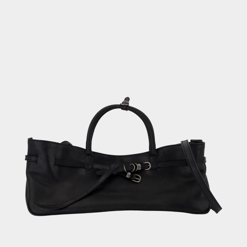Sac À Bandoulière Grandma Used - Margesherwood - Cuir - Noir