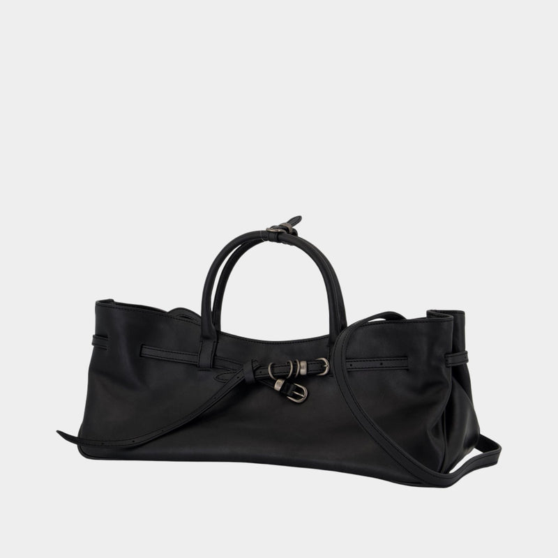 Sac À Bandoulière Grandma Used - Margesherwood - Cuir - Noir