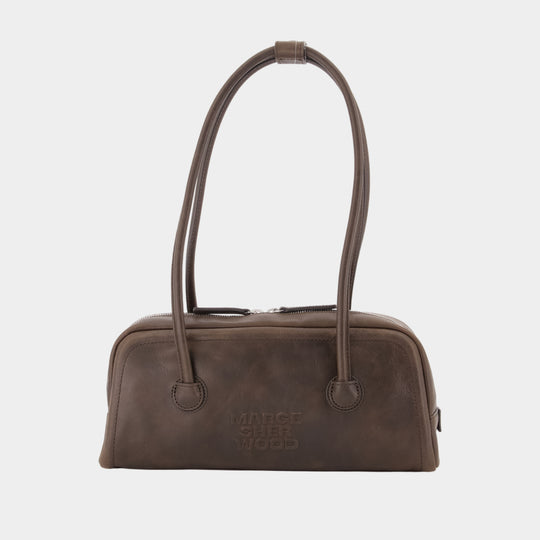 Sac Porté Épaule Soft Boston Ew - Margesherwood - Cuir - Marron