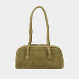 Sac Porté Épaule Soft Boston Ew - Margesherwood - Cuir - Kaki
