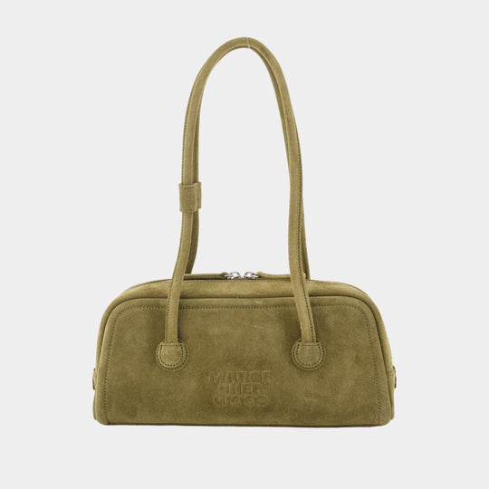 Sac Porté Épaule Soft Boston Ew - Margesherwood - Cuir - Kaki