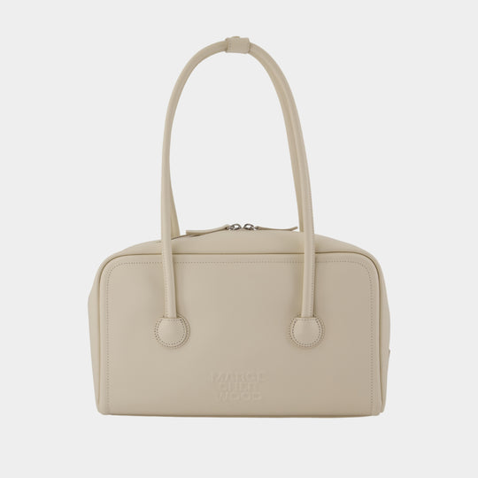 Sac Porté Épaule Soft Boston - Margesherwood - Cuir - Beige