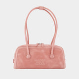 Sac Porté Épaule Soft Boston Ew - Margesherwood - Cuir - Rose