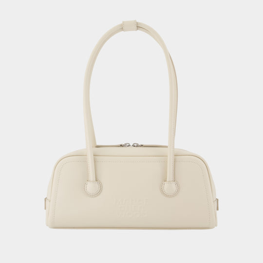 Sac Porté Épaule Soft Boston Ew - Margesherwood - Cuir - Ivoire