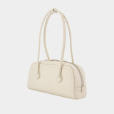 Sac Porté Épaule Soft Boston Ew - Margesherwood - Cuir - Ivoire