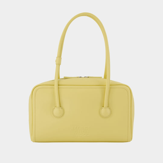 Sac Porté Épaule Soft Boston - Margesherwood - Cuir - Jaune