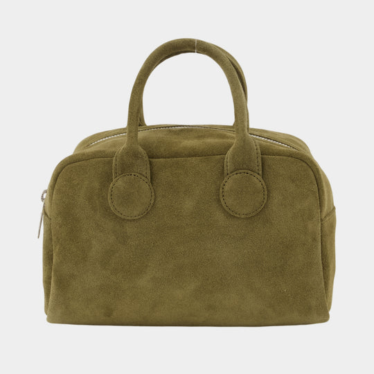 Sac À Main Soft Bowling - Margesherwood - Cuir - Kaki