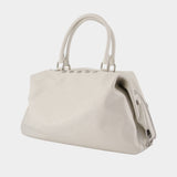 Sac À Main Dumpling Stud - Margesherwood - Cuir - Blanc
