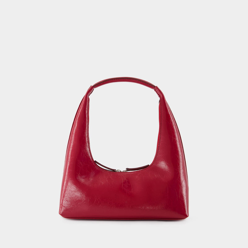 Sac Porté Épaule Hobo - Margesherwood - Cuir - Rouge