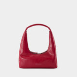 Sac Porté Épaule Hobo - Margesherwood - Cuir - Rouge