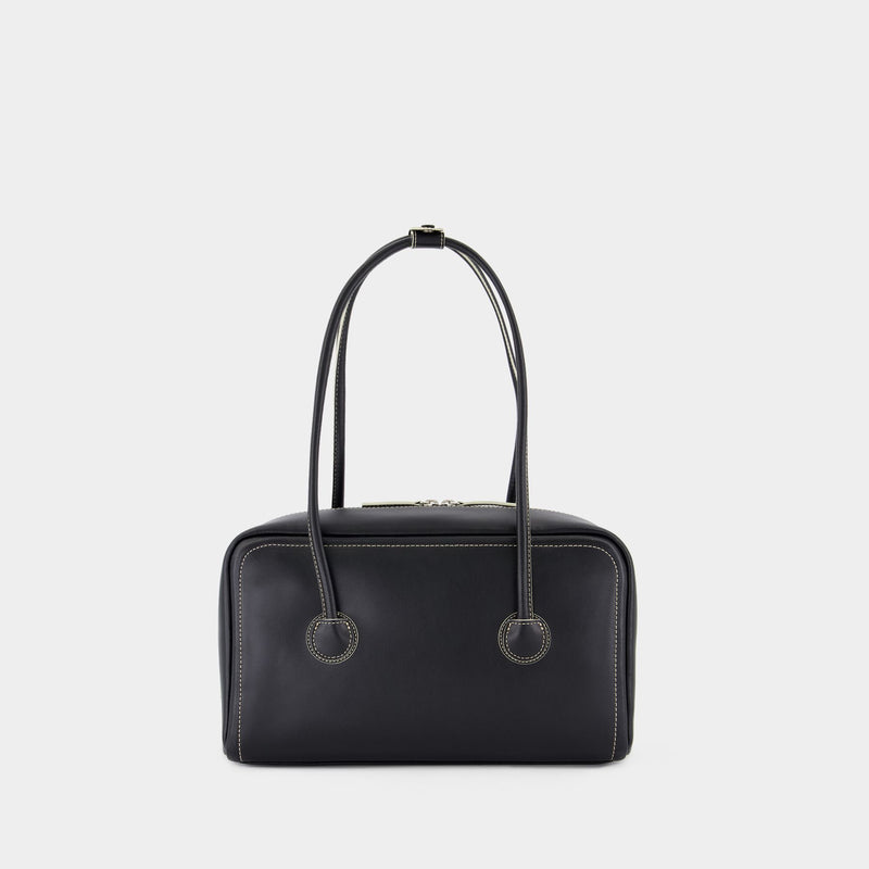 Sac Porté Épaule Soft Boston - Margesherwood - Cuir - Noir