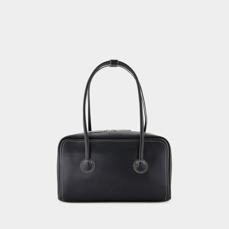 Sac Porté Épaule Soft Boston - Margesherwood - Cuir - Noir