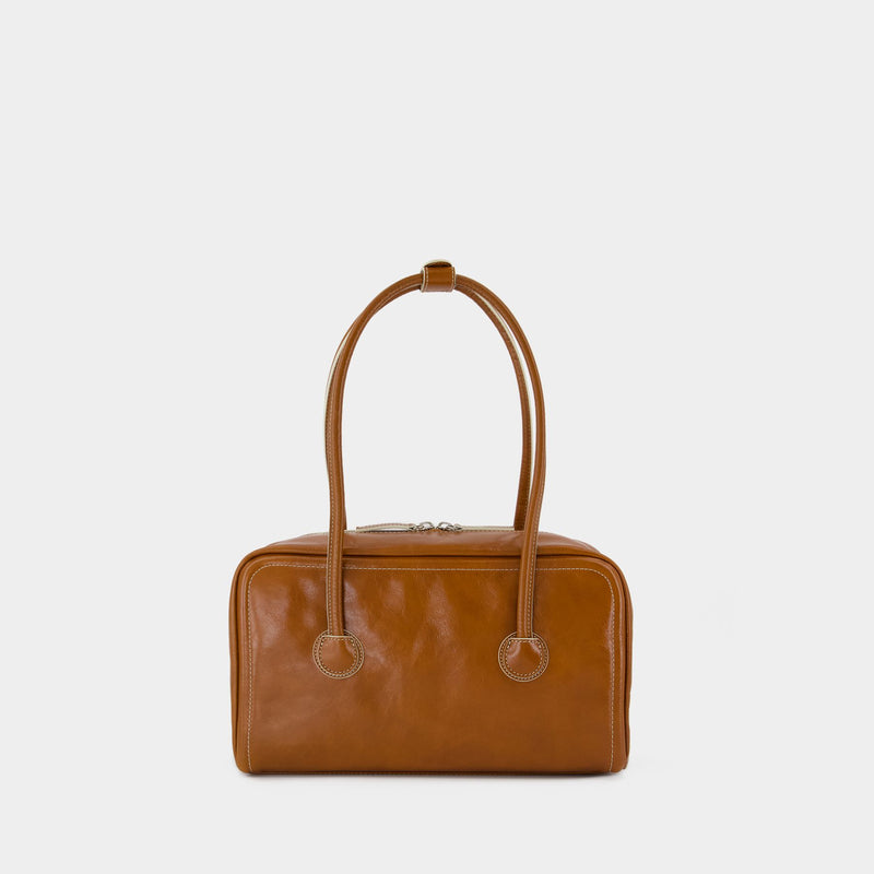 Sac Porté Épaule Soft Boston - Margesherwood - Cuir - Marron